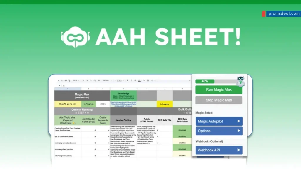 AahSheet Lifetime Deal Review