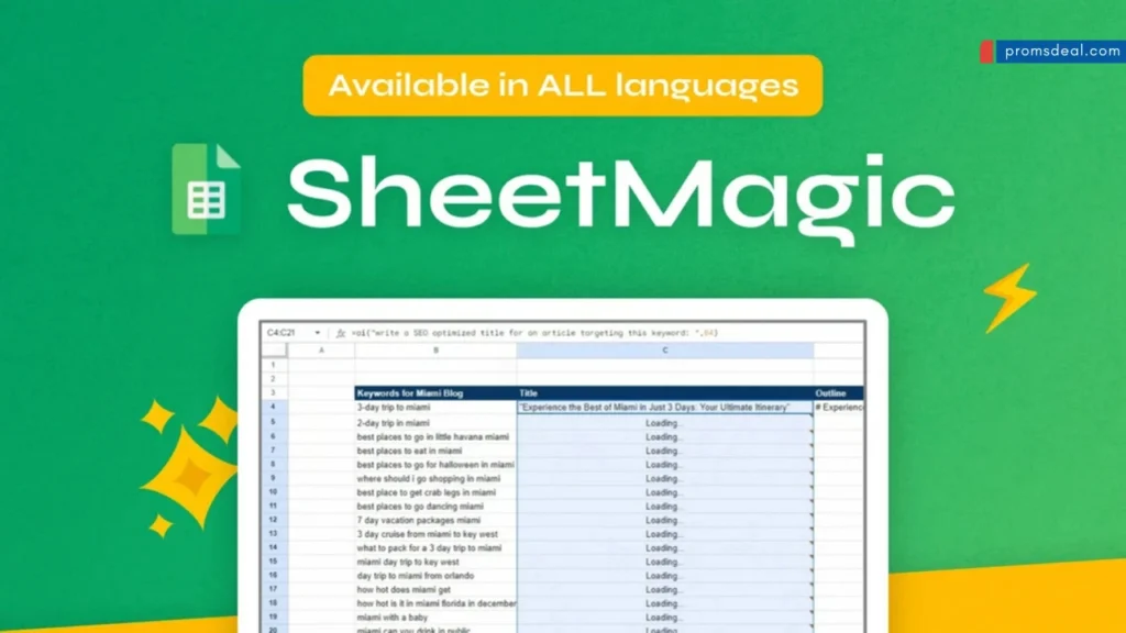 Sheetmagic Lifetime Deal Review