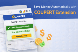 COUPERT extension cashback dashboard