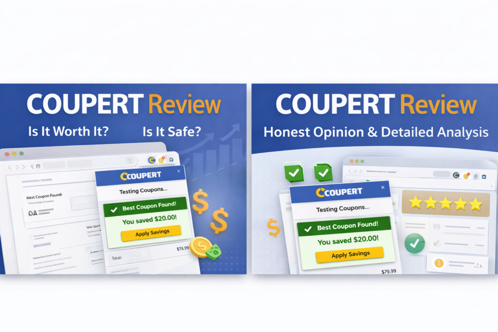 COUPERT review cashback dashboard